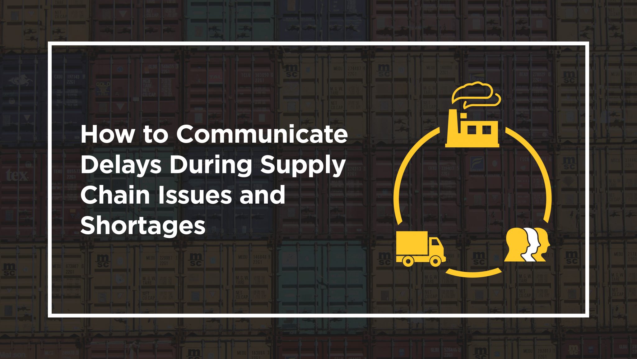 How to Communicate Delays